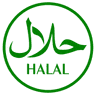 Halal certified badge